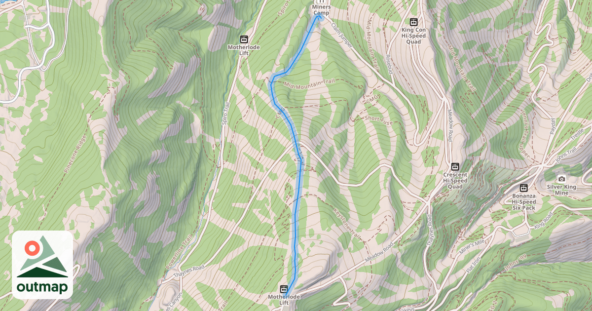 Map of Parley's Park