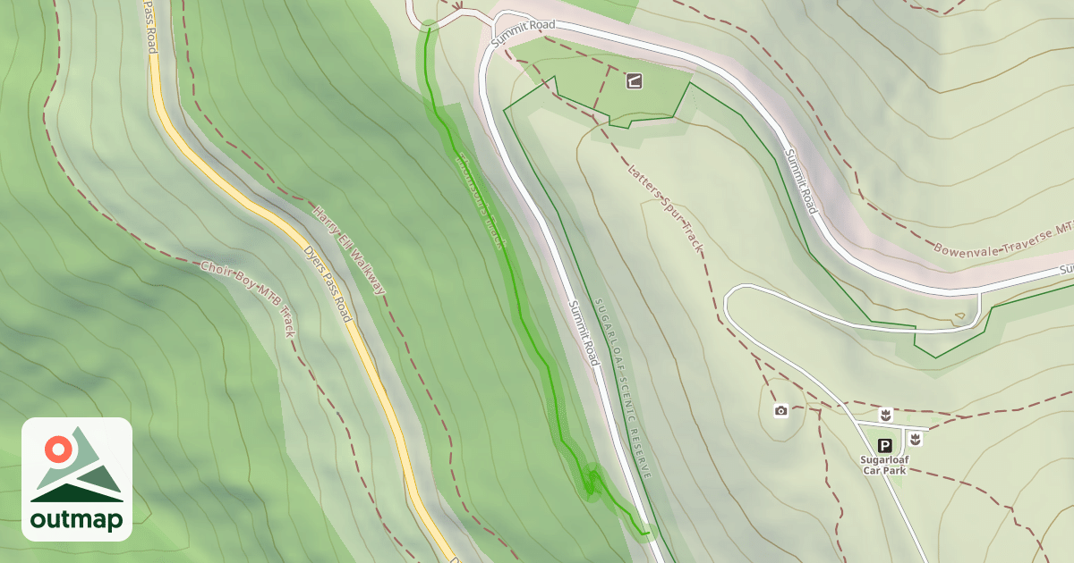 Map of Thomson's Track