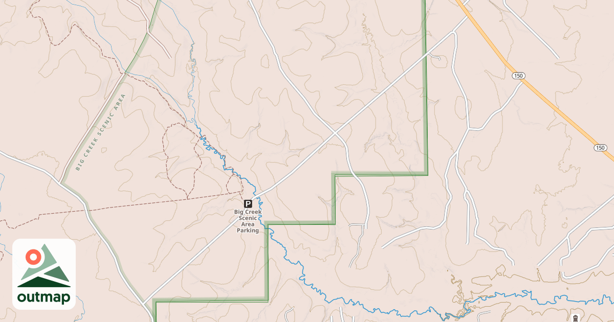 Map of BIG CREEK
