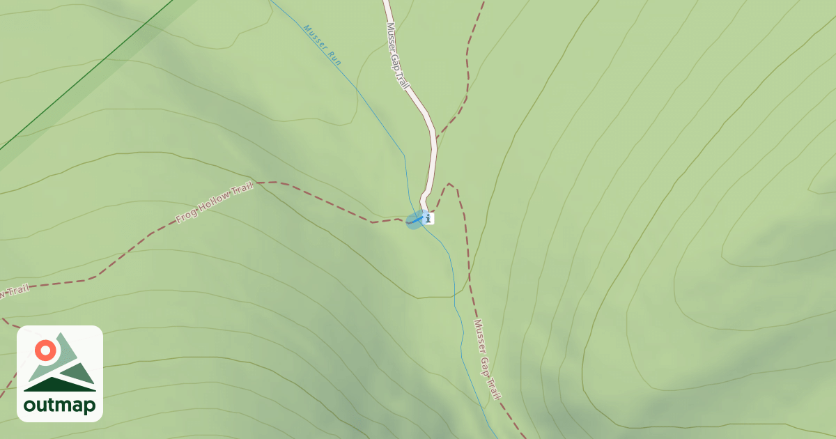 Map of Frog Hollow Trail