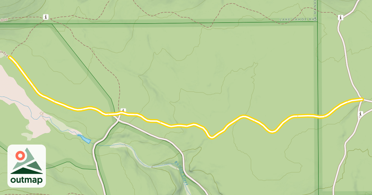 Map of Antone Meadows Trail
