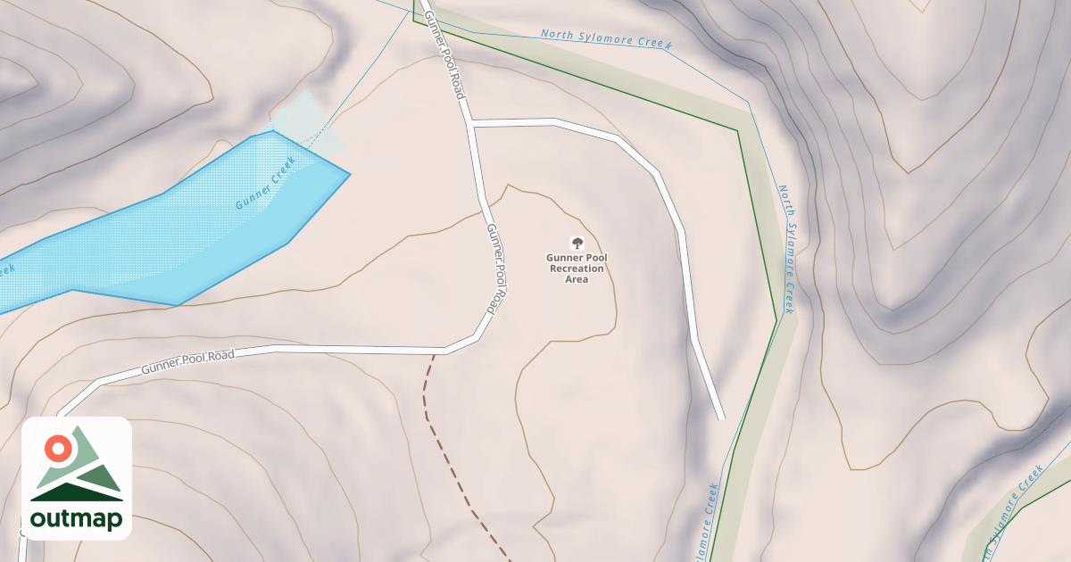 Map of GUNNER POOL SYSTEM