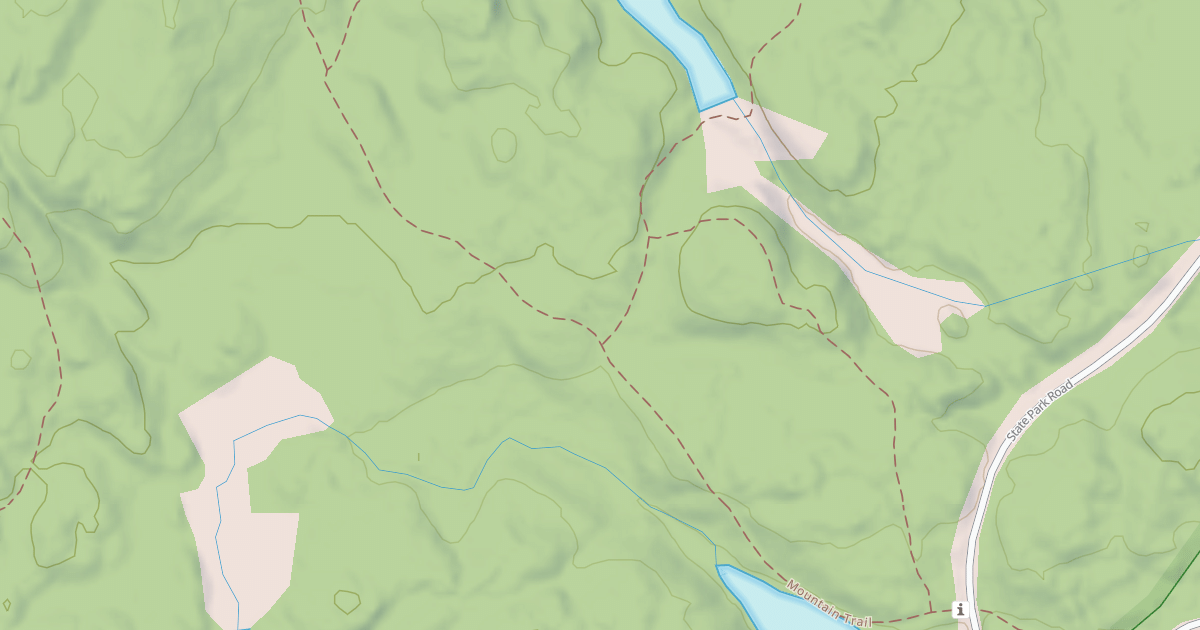 Map preview of Mountain trail