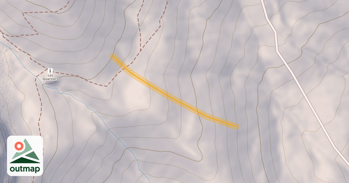 Map of Séolane Hors Piste