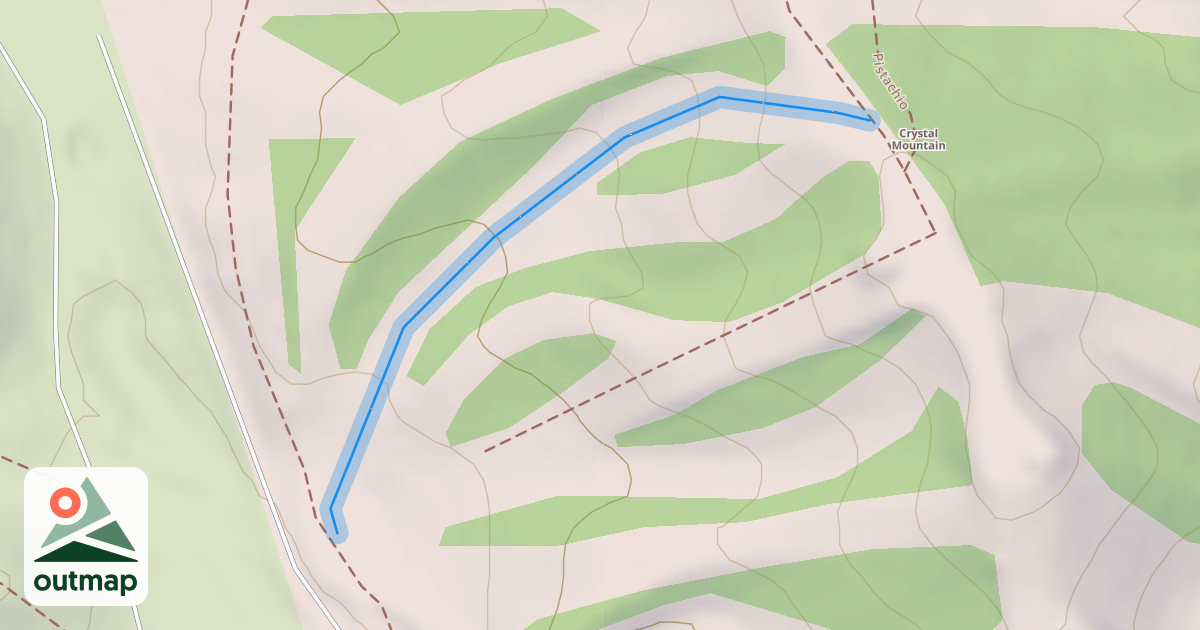 Map of Pop's Peak