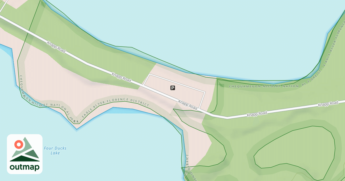 Map of BUTTERNUT LAKE BOAT LAUNCH
