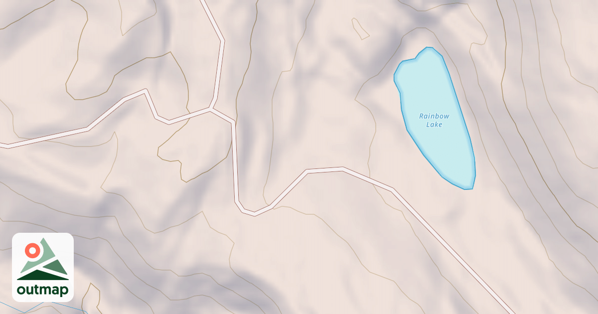 Map of RAINBOW LAKE