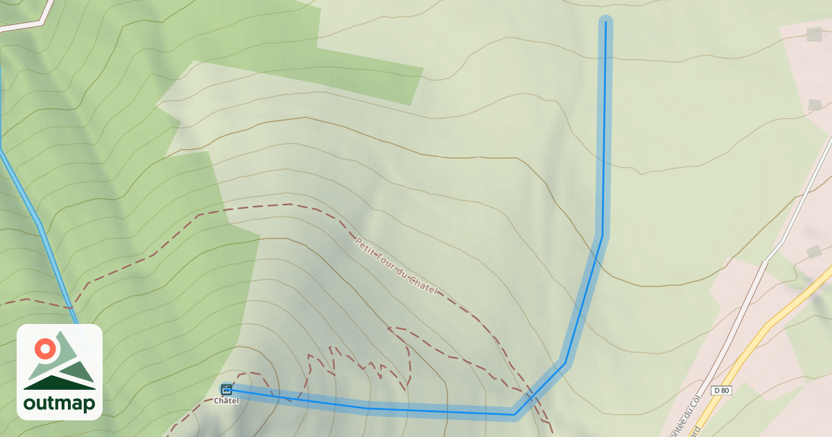 Map of Pré Fleury