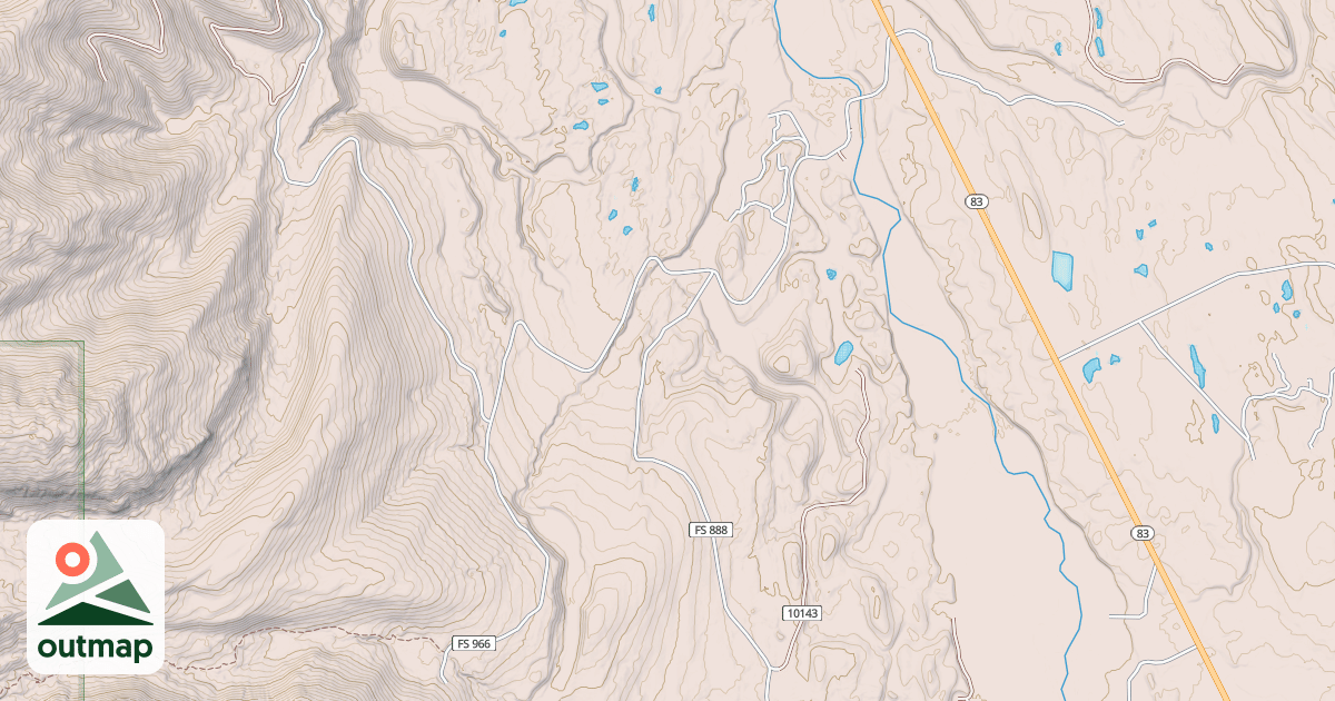 Map of PIPER CREEK