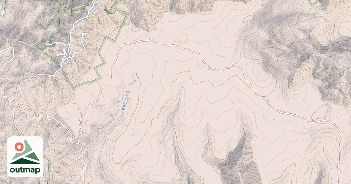 Map of BIG BUG MESA