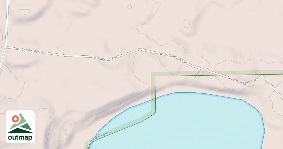 Map of BATSON LAKE SPUR E