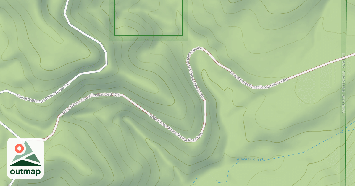 Map of BOX CANYON