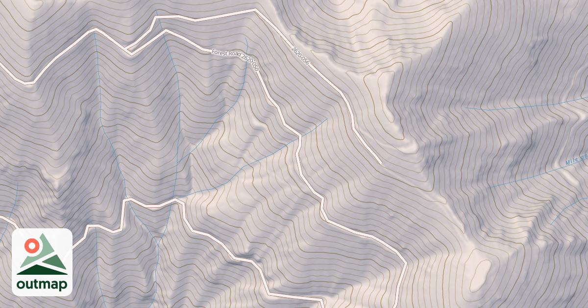 Map of USFS Motor Vehicle Use Map Roads {B9F054DA-CD6F-4624-8BEA-7D459190860C}