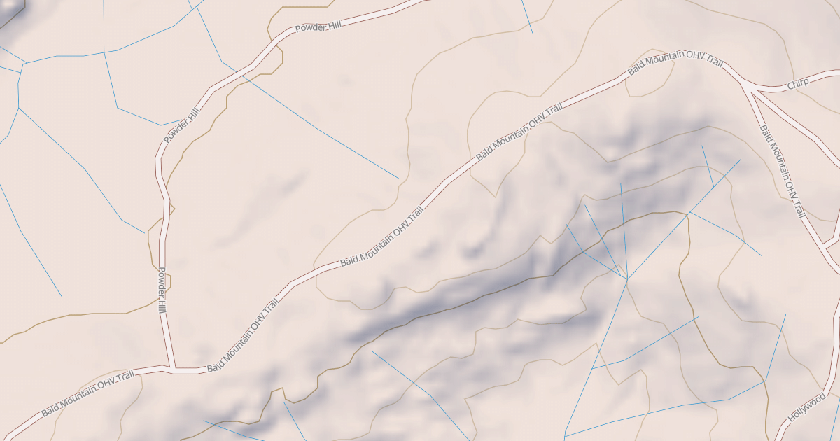 Map preview of Bald Mountain T14
