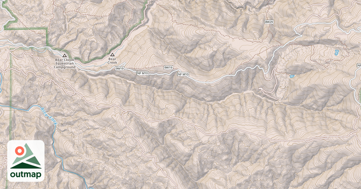 Map of LONG RIDGE