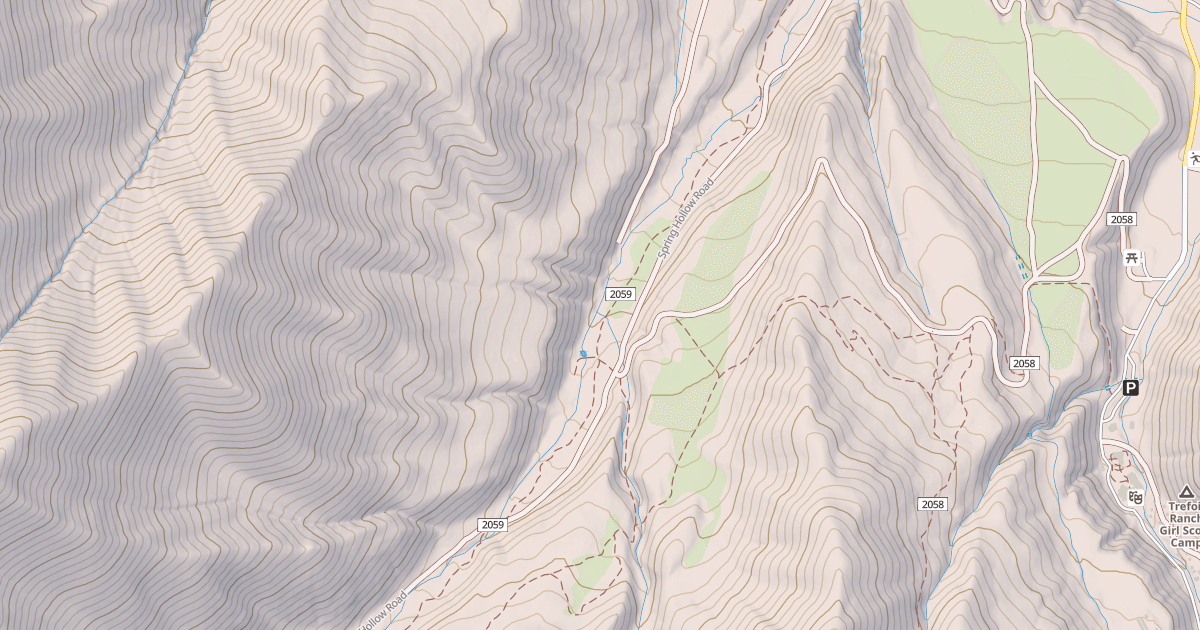 Map preview of BIG SPRINGS HOLLOW