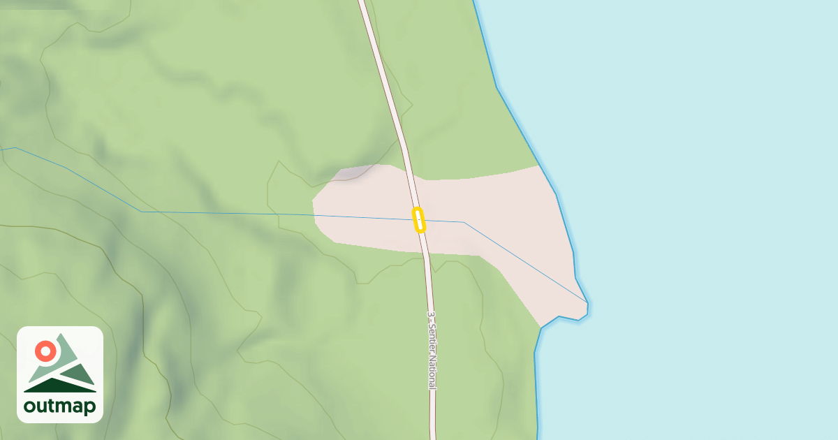 Map of 3 - Sentier National