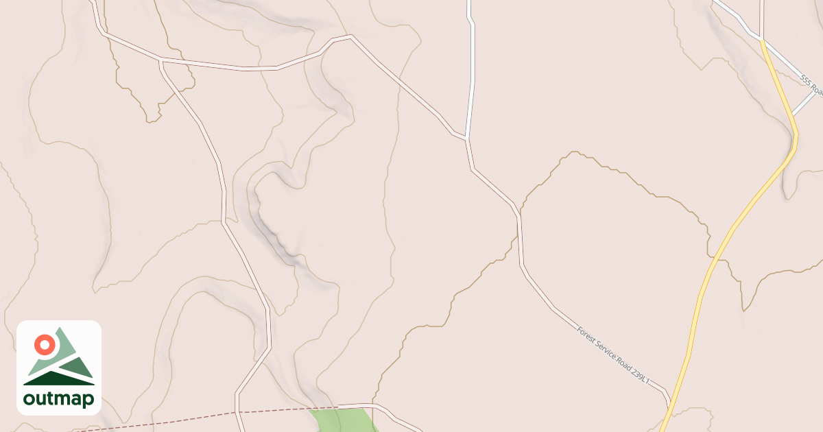 Map of USFS Motor Vehicle Use Map Roads {A0B8BE7A-E908-47E8-967C-DE254E8FF099}