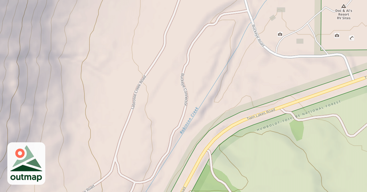 Map of BUCKEYE CONNECTOR
