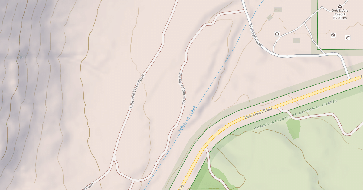 Map preview of BUCKEYE CONNECTOR