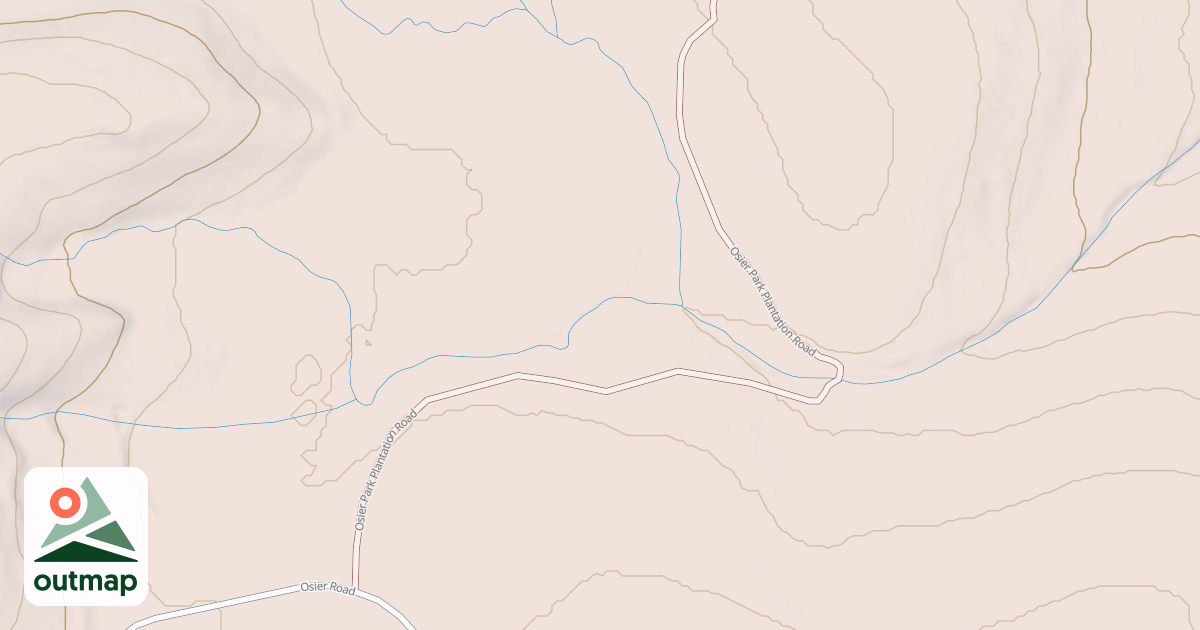 Map of OSIER PARK PLANTATION