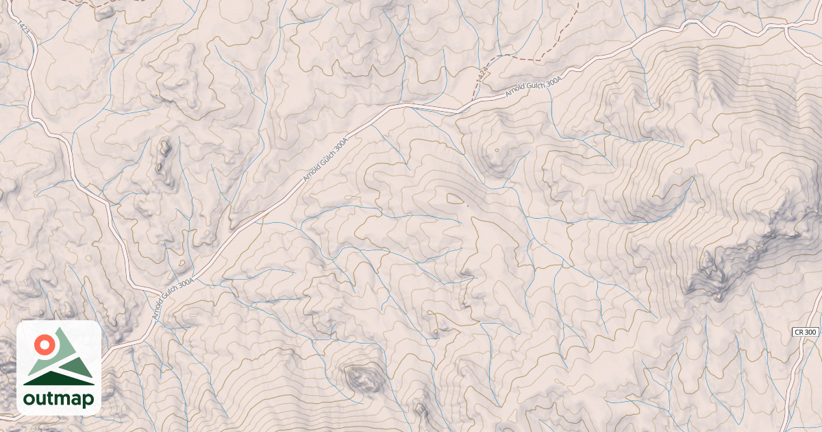 Map of ARNOLD GULCH