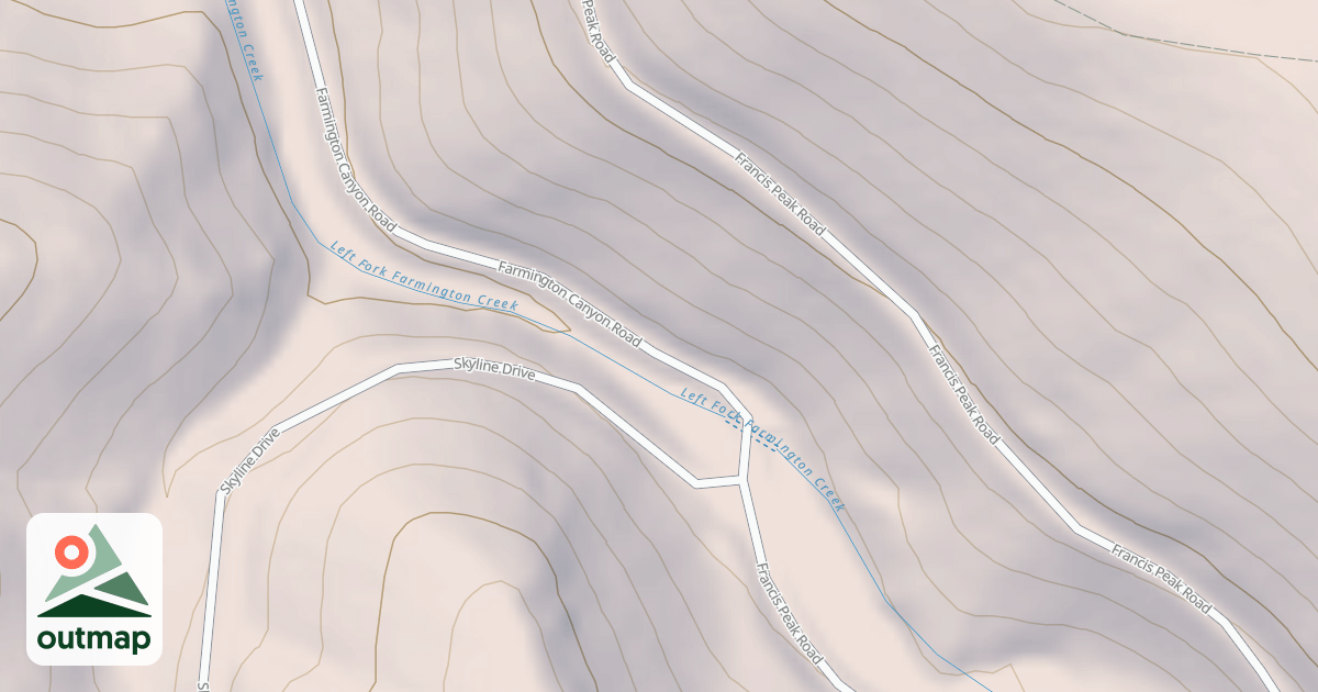 Map of Farmington Canyon Atv