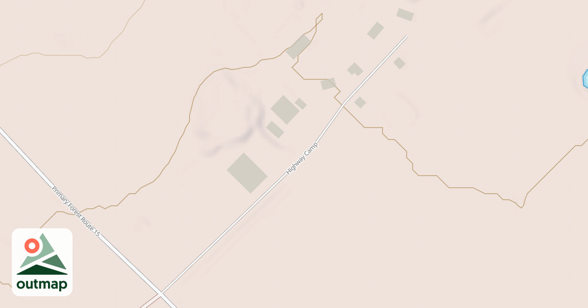 Map of HIGHWAY CAMP