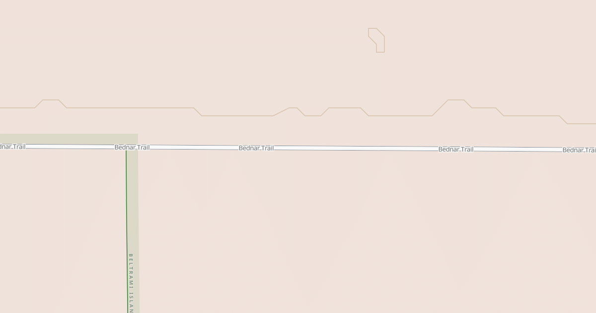 Map preview of Warroad/Roseau Trails