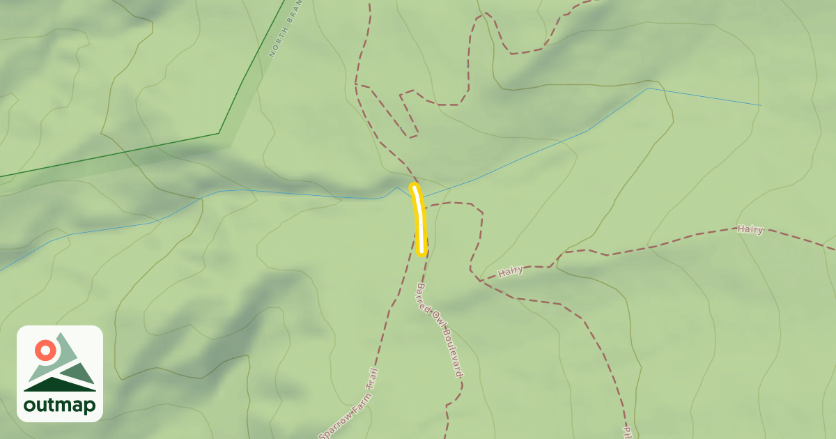 Map of Sparrow Farm Trail