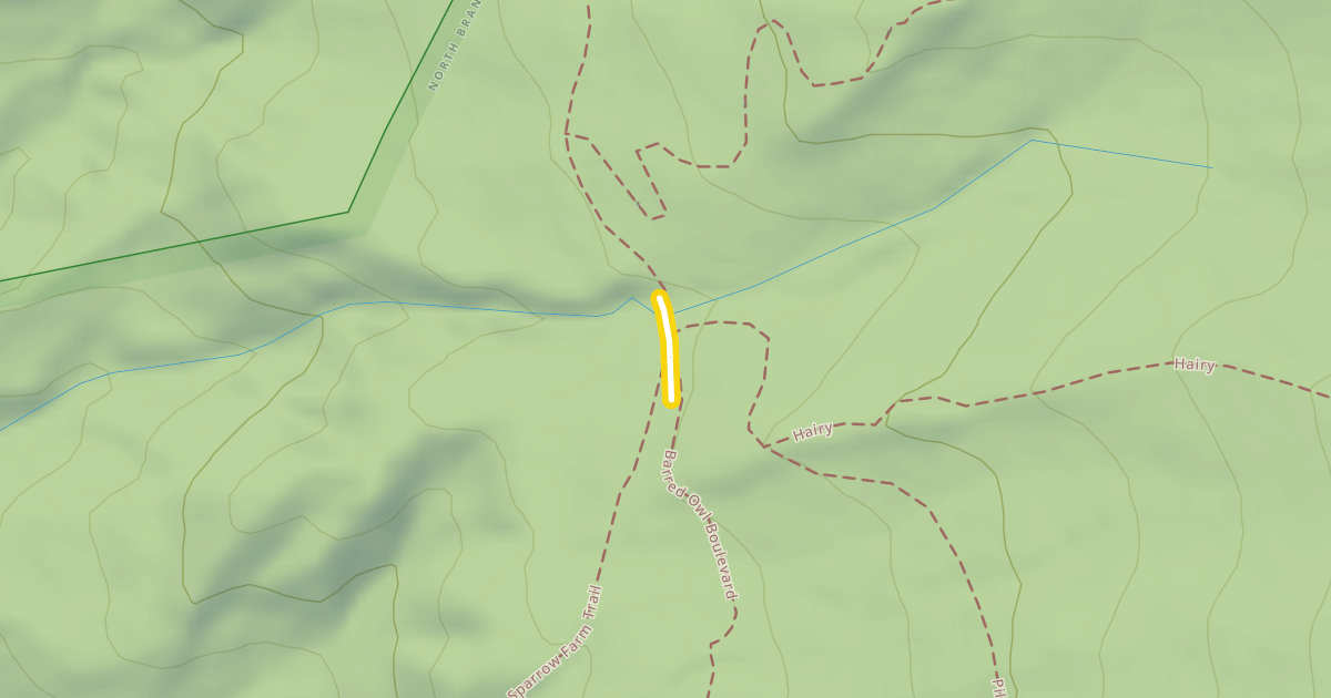 Map preview of Sparrow Farm Trail