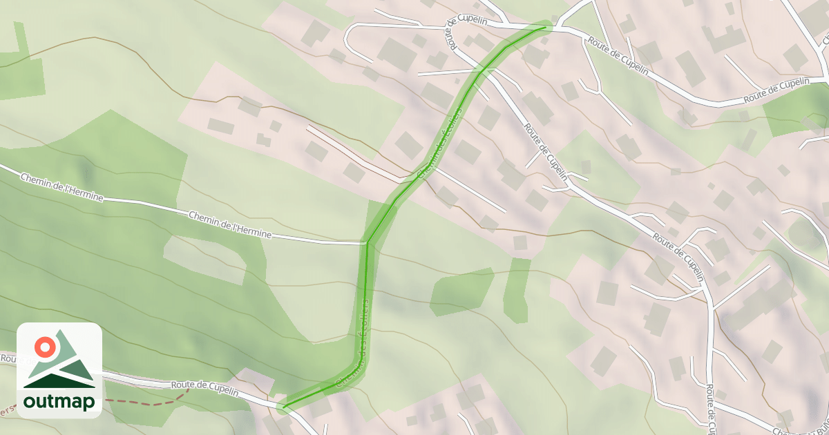 Map of Chemin des Écoliers