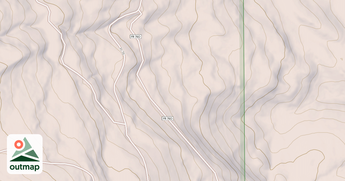 Map of USFS National Forest System Roads {FFBFC173-6351-4BC5-A27D-4A2C981810EE}