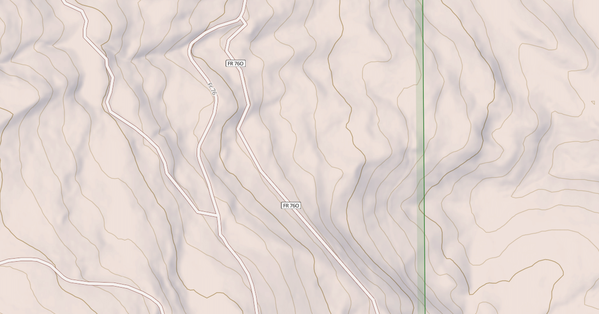 Map preview of USFS National Forest System Roads {FFBFC173-6351-4BC5-A27D-4A2C981810EE}