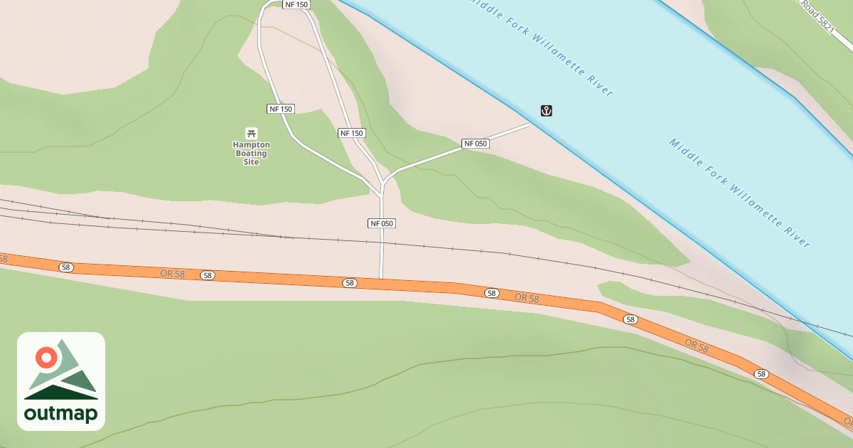 Map of HAMPTON BOAT RAMP