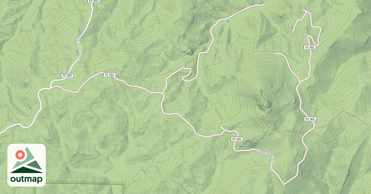Map of ORMES PEAK