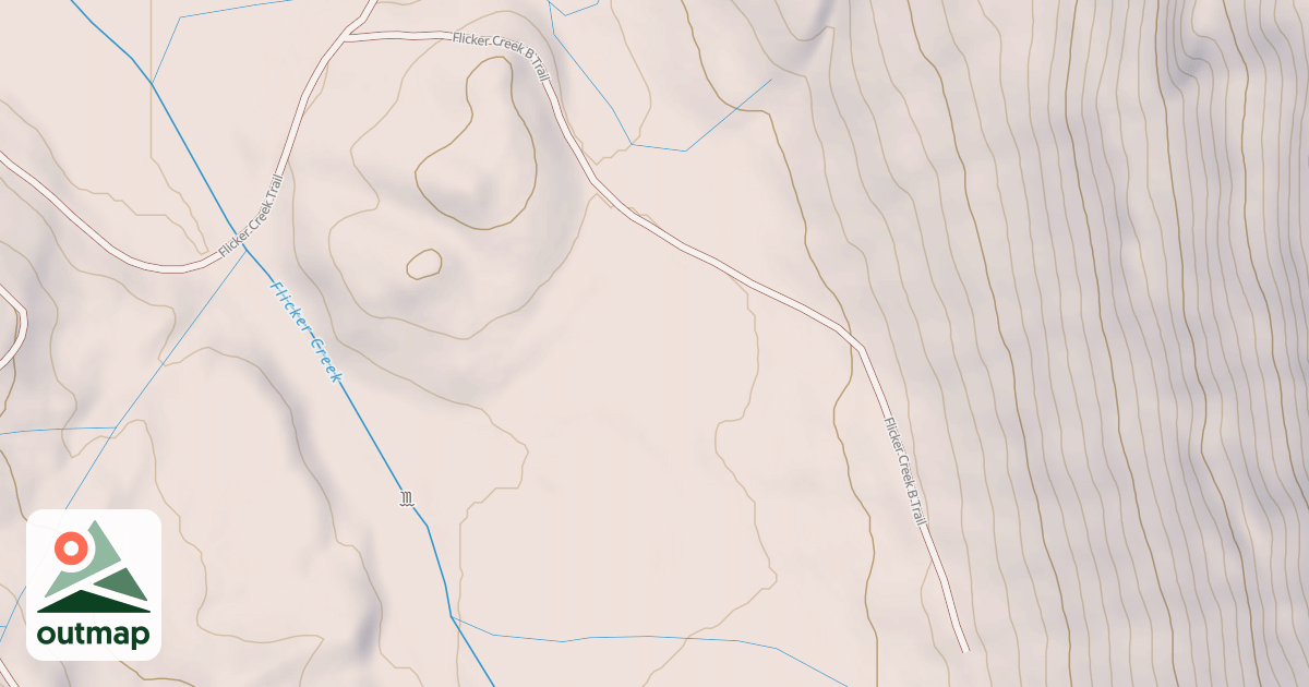 Map of Flicker Creek B