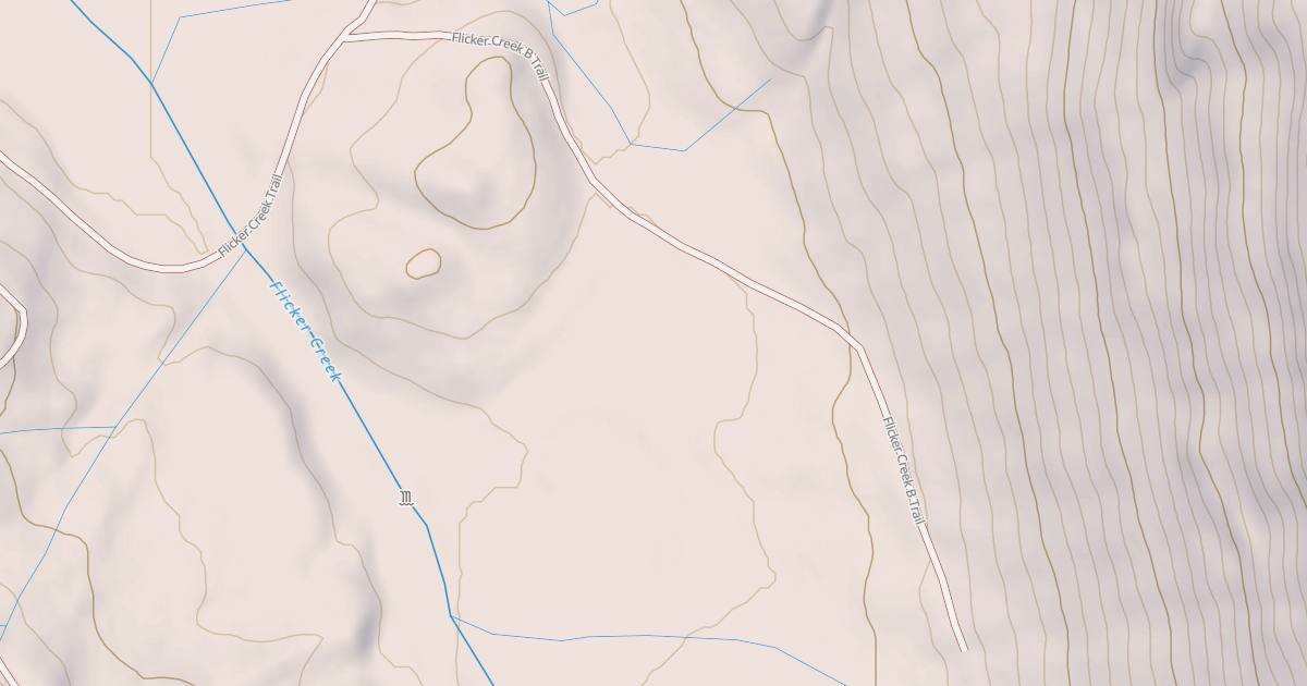 Map preview of Flicker Creek B