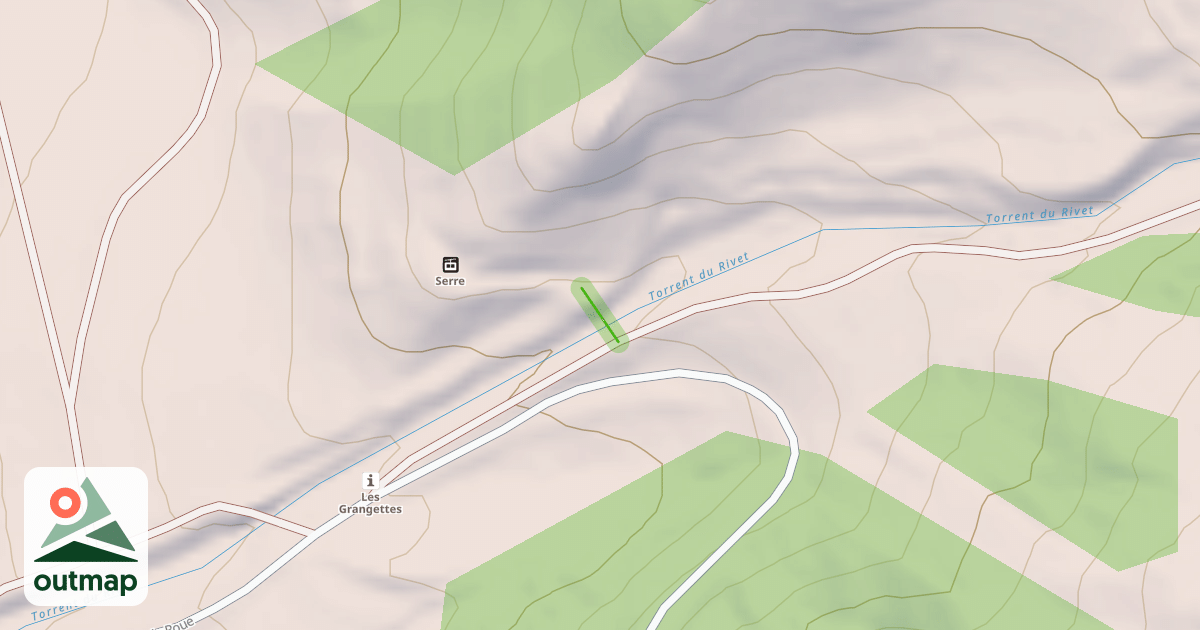 Map of Les Grangettes