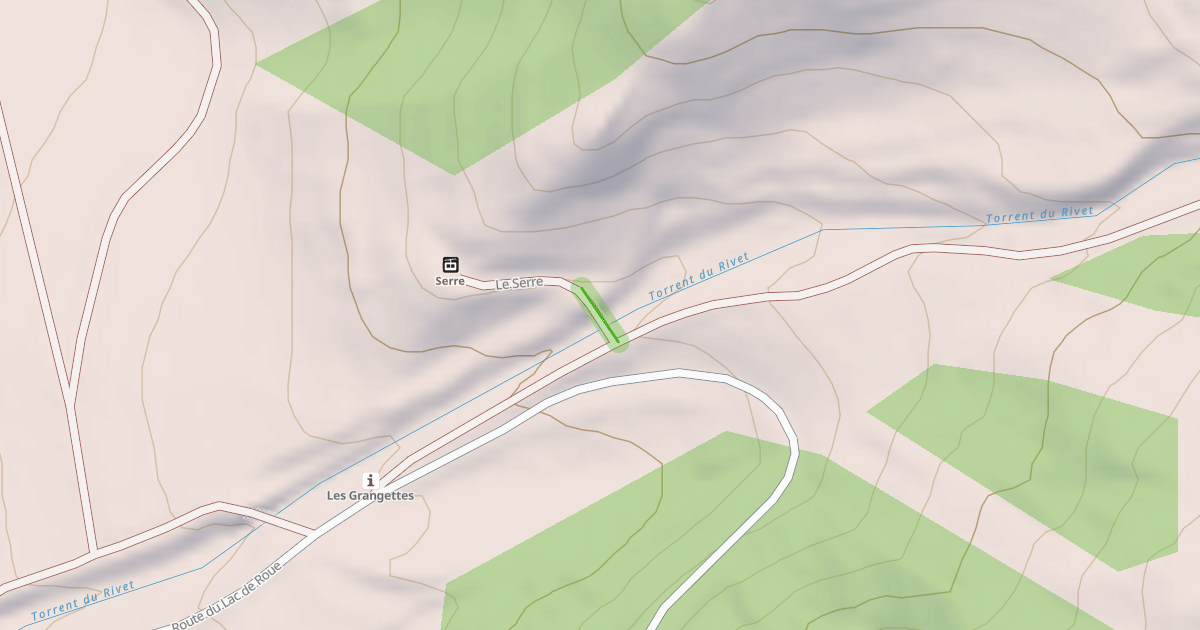 Map preview of Les Grangettes