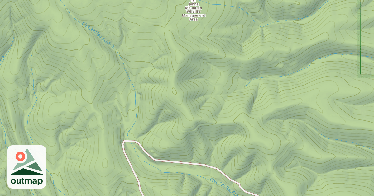Map of BOW CREEK