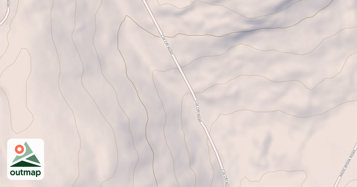 Map of Cut Off Road