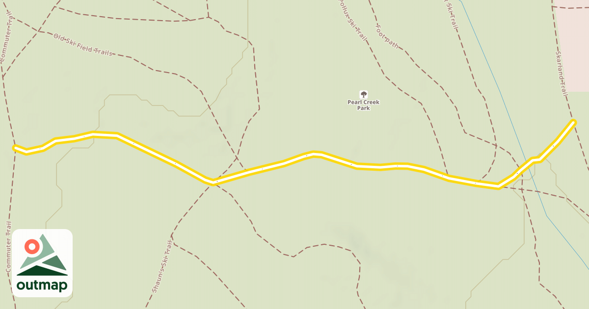 Map of Puffin Loop Ski Trail