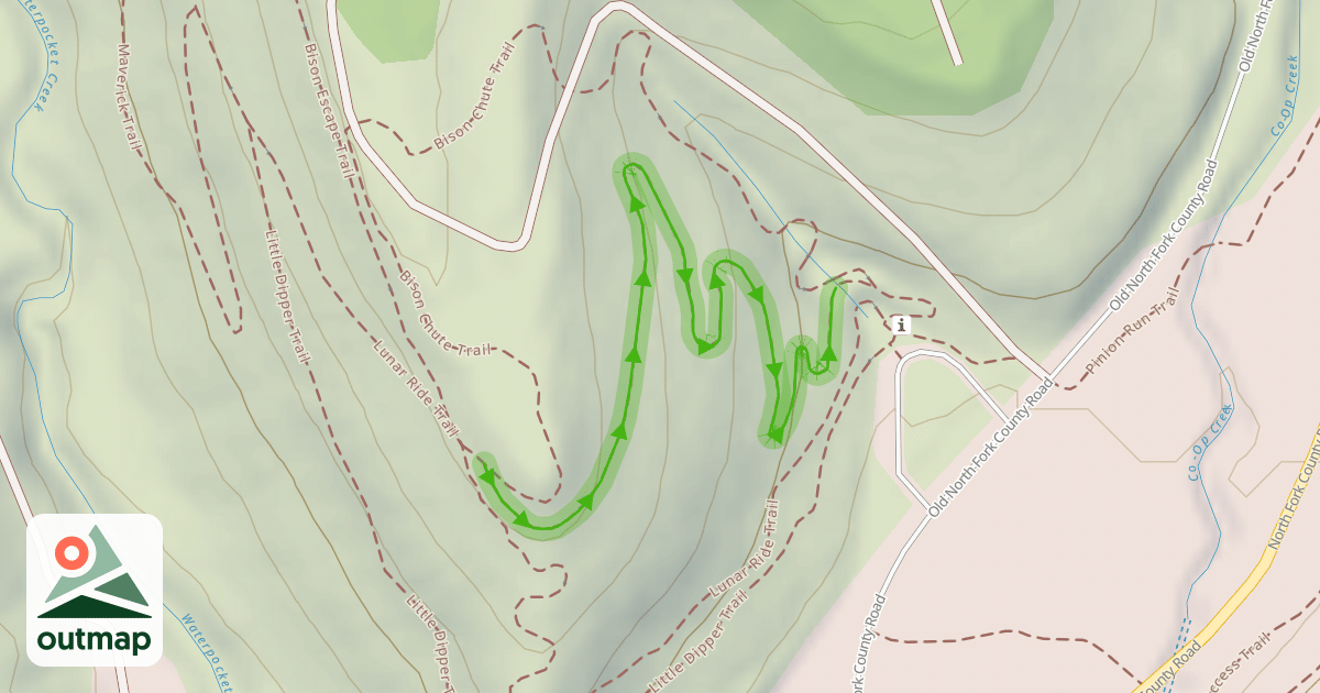 Map of Lunar Escape Trail