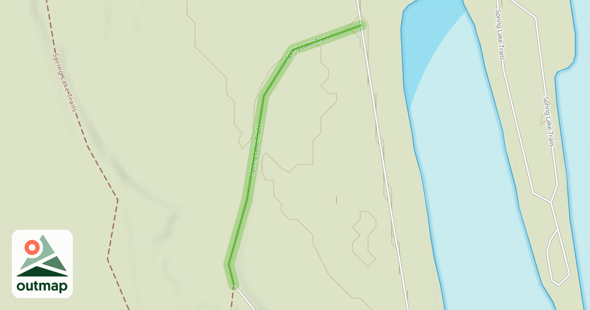 Map of Spring Lake Trails