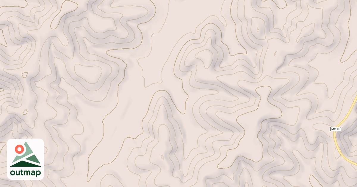 Map of BROWN'S RIDGE SPUR A