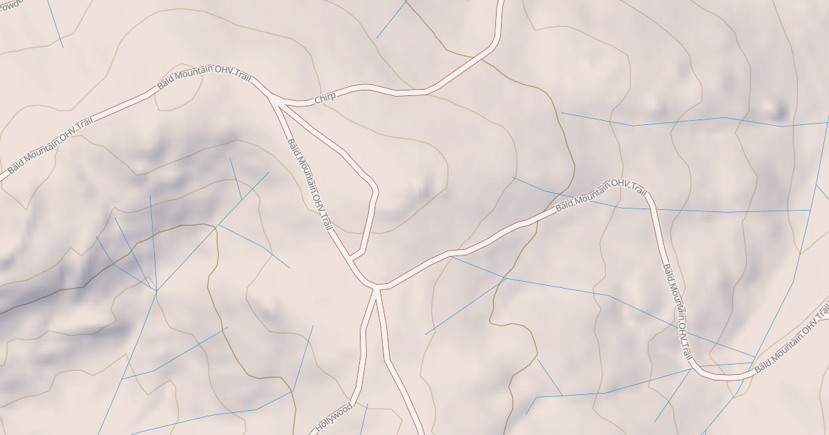 Map preview of BALD MOUNTAIN T12