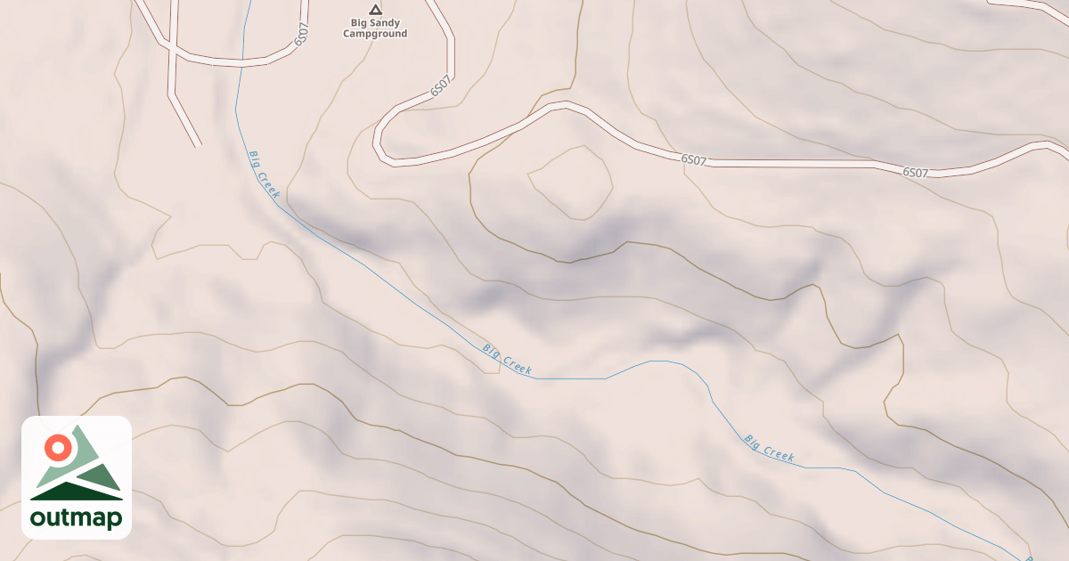 Map of BIG SANDY CG