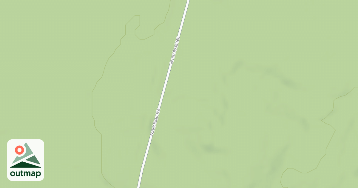 Map of FR 166G