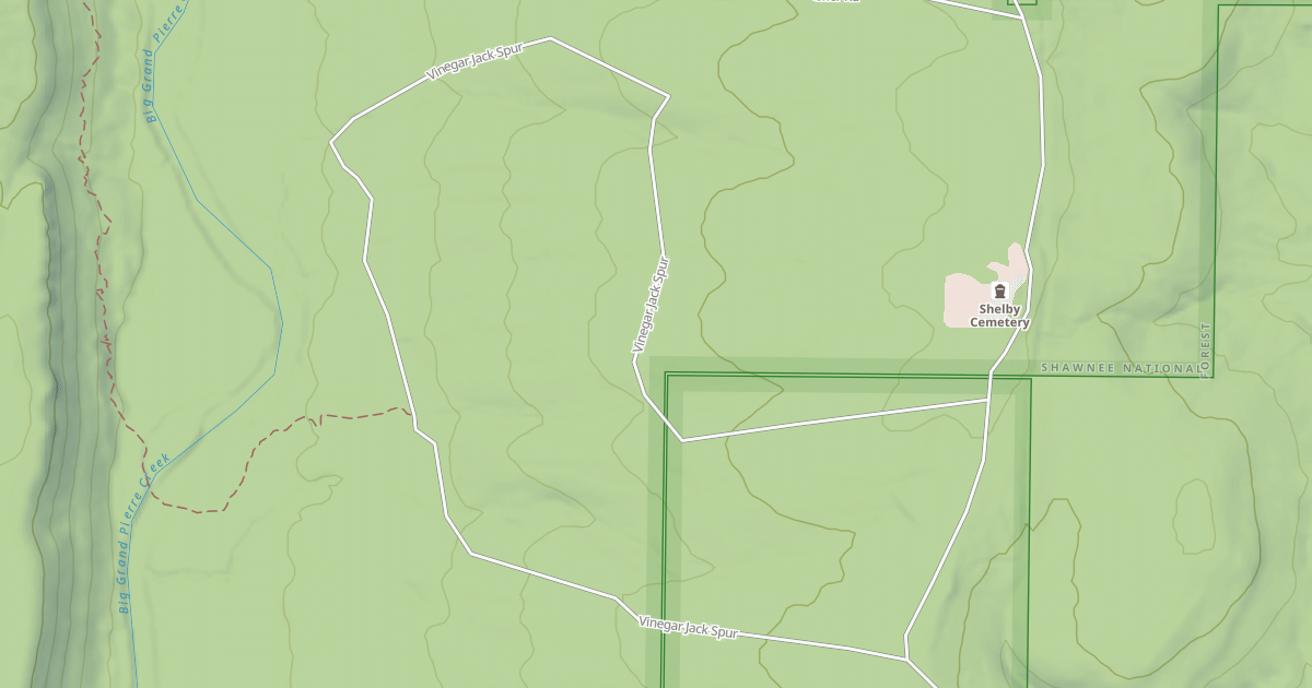 Map preview of VINEGAR JACK SPUR